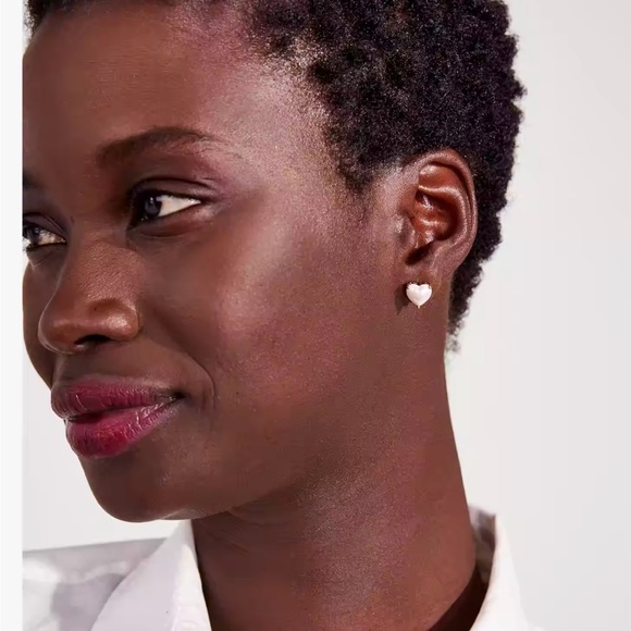 KATE SPADE My Love Heart Stud Earrings - Picture 3 of 6